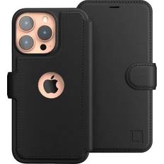 Apple iPhone 13 Pro Max Wallet Cases LUPA Legacy iPhone 13 Pro Max Wallet Case Case with Card Holder [Slim Durable] for Women and Men iPhone 13 Pro Max Flip Cell Phone case Faux Leather Folio Cover Black