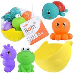 3 Bees & Me Bath Toys for Boys and Girls - Magnet Boat Set for Toddlers & Kids - Fun & Educational