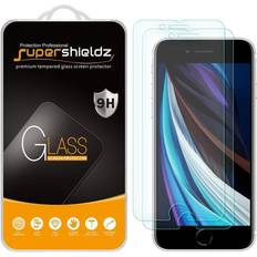 Screen Protectors [2-Pack] Supershieldz for Apple iPhone SE (2020 2nd Generation) iPhone 8 iPhone 7 Tempered Glass Screen Protector Anti-Scratch Anti-Fingerprint Bubble Free