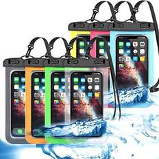 Samsung note 10 plus Mobile Phone Accessories 7 Pack Universal Waterproof Phone Pouch, Large Phone Dry Bag Waterproof Case for Apple iPhone 13 12 11 Pro Max XS Max XR X 8 7 6 Plus SE, Samsung S21 S20 S10,Note,Up to 6.7"