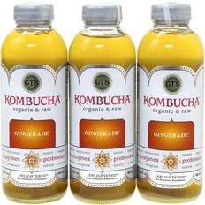 Beverages Living Foods Organic Raw Kombucha Gingerade, Count