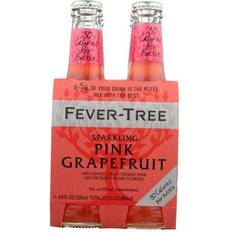 Tonic Water Fever-Tree Sparkling Pink Grapefruit Cocktail Mixers 6.8 Fl Oz 4 Count