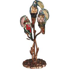Tiffany Lamps Table Lamps Tiffany Three Parrots