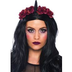 Rot Haarreif & Haarband Leg Avenue Velvet Unicorn Flower Headband - out of stock