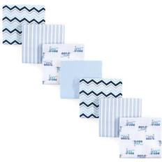 Luvable Friends Baby Boy Cotton Flannel Receiving Blankets Train 7-Pack One Size