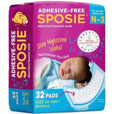Sposie Booster Pads For Overnight Diaper Leak Protection 32ct