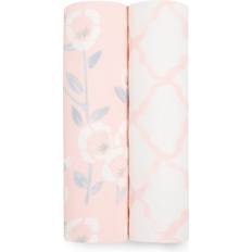 Aden essentials silky soft swaddle 2 pack stencil 2-pack