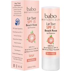 Babo Botanicals Lip Tint Conditioner SPF15 Beach Rose