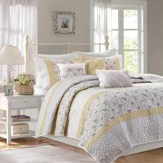 Queen Quilts Madison Park Dawn Collection MP13-7283 Quilts Yellow (228.6x228.6)