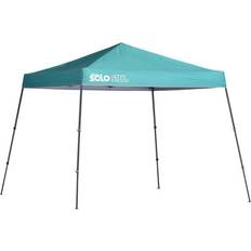 Lawn Edging Quik Shade Solo Steel SOLO64 Slant Leg Pop-Up Canopy, Midnight