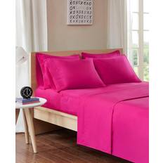 Pink Bed Sheets on sale Intelligent Design Microfiber 4-pc Twin Xl Bed Sheet Pink (243.84x167.64)