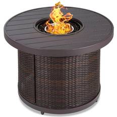 Best Choice Products Fire Pits & Fire Baskets Best Choice Products 32in Round Wicker Fire Pit