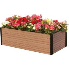 Everbloom Outdoor Planter Boxes Everbloom 45" Deckside Indoor/outdoor Garden Bed