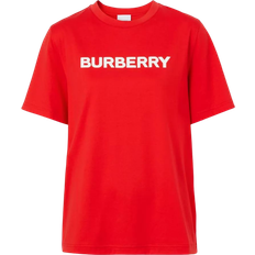 White - Women T-shirts & Tank Tops Burberry Logo Print Cotton T-shirt