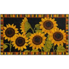 Gold Carpets & Rugs Mohawk Home Sunflower Rectangle Accent Rug Black, Yellow, Gold, Green