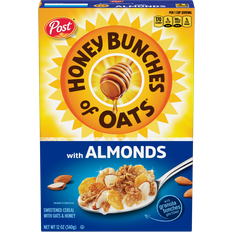Cereals, Oatmeals & Mueslis Honey Bunches of Oats Honey Bunch Oats with Almonds Cereal, 14.5
