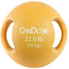 CanDo Molded Dual Handle Medicine Ball 22 lbs