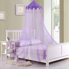 Casablanca Kids Harlequin Bed Canopy In Purple Purple Bed