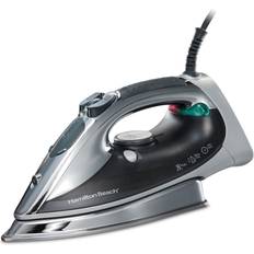 Steam iron with stainless steel soleplate Irons & Steamers Hamilton Beach Professional Iron Stainless Steel Soleplate Auto Shutoff Anti-Drip