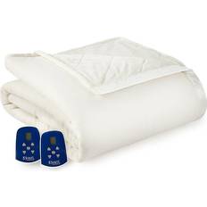King size electric blanket Textiles Micro Flannel Electric Blanket, King, Light Cream