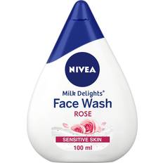 Nivea Facial Cleansing Nivea Women Face Wash for Sensitive Skin Milk Delights Rose
