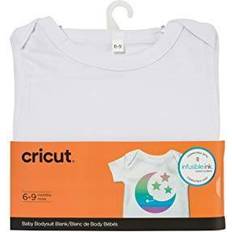Cricut Textile Paint Cricut Baby Bodysuit Blank, 6-9 Months Infusible Ink, White,2006827