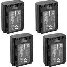 Batteries & Chargers bm premium 4 pack of np-fz100 batteries for sony alpha 1, fx3, a7c, a7s iii, a6600, a7r iv, a7riii, a7r3, a7 iii, alpha 9, sony a9, alpha a9 ii