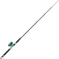 Angelsets reduziert Zebco Fishing Rambler Telescopic Spincast Combo Action 8 lb Line Travel Ready 5ft 3in