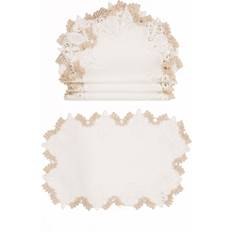 Textiles Xia Home Fashions Anais Elegant Lace Place Mat White (48.3x33)