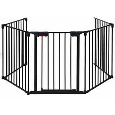 Costway Fire Pits & Fire Baskets Costway Fireplace Fence Safety Fence Hearth Gate BBQ Gate