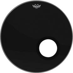 Remo P31022ESDM-U 22 in. Powerstroke 3 Ebony Bass Drumhead with 5 in. Hole