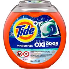 Tide Ultra OXI Power Pods with Odor Eliminators Invisible Dirt Laundry Detergent 32 Pacs