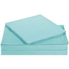 Bed Sheets on sale Truly Soft Full Everyday Microfiber Solid Bed Sheet Turquoise