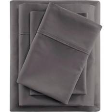 Bed Linen Beautyrest 600 Thread Count Cooling Bed Sheet Black (274.3x259.1)