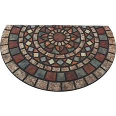Red Entrance Mats Mohawk Home 1' 11"x2' 11" Doorscapes Estate Mat Brown, Multicolor, Red, Gray
