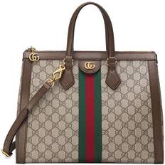 Gucci Ophidia Gg Medium Tote Bag - Brown