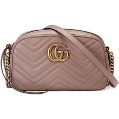 Gucci Handtaschen Gucci Small GG Marmont Quilted Shoulder Bag - Pink