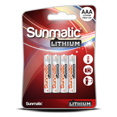 Aaa lithium Sunmatic lithium bat. aaa 1,5 V