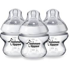 Baby Bottles & Tableware Tommee Tippee Closer To Nature 3-Pack 5 Oz. Clear Baby Bottle Clear 5 Oz