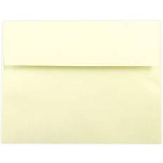 Jam Paper 6.25 x 8.25 Invitation Envelopes, Ecru, 100/Pack (52692203741E) Quill