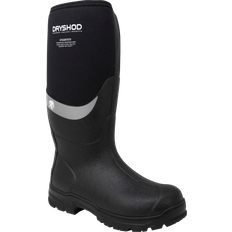 Wading Boots Dryshod Steadyeti Arctic Grip Rubber Boots for Men Black/Gray 12M