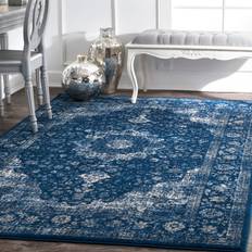 Carpets & Rugs USA Dark Bosphorus Distressed Persian Blue