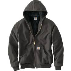 Carhartt Men - Winter Jackets Carhartt Duck Linsulated Flannel Lined Active Jacket - Gravel