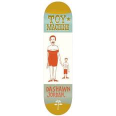 Toy Machine Decks Toy Machine Skateboard Deck Margaret Kilgallen Reissue (Dashawn Jordan) Hvid/Brun 8.25"