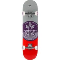 Komplette skateboards på salg Habitat Leaf Dot 8.0 Complete Skateboard purple 8.0 purple 8.0