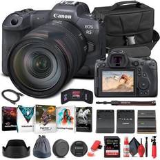 Canon eos r5 Digital Cameras Canon EOS R5 Mirrorless Camera W/ 24-105mm f/4L Lens 4147C013 Basic Bundle