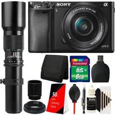 Sony a6000 price Digital Cameras Sony Alpha A6000 Mirrorless Camera with 16-50mm & 500mm Lenses and Accessory Kit