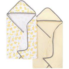 Burt's Bees Baby Baby Towels Burt's Bees Baby Organic Single-Ply Hooded Towel (2 Pack) in Little Ducks