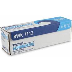 Silver Shipping & Packaging Supplies Boardwalk Standard Aluminum Foil Roll, 12" X 1,000 Ft BWK7112 Tan