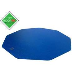 Floortex 9Mat Polycarbonate 9-Sided Blue Gaming E-Sport Chair Mat for Carpets up to 1/2" - 38"